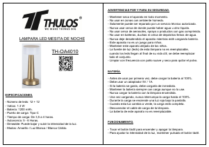 Handleiding Thulos TH-OA4010 Lamp