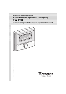 Handleiding Junkers FW 200 Thermostaat