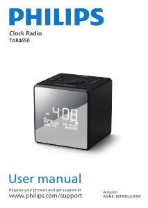 Bruksanvisning Philips TAR4650 Klockradio