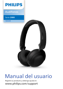 Manual de uso Philips TAH2209BK Auriculares