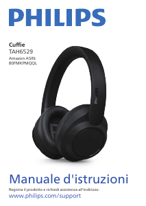 Manuale Philips TAH6529BK Cuffie