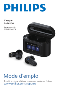 Mode d’emploi Philips TAT6100BK Casque