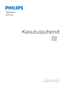 Kasutusjuhend Philips 32PFS6000 LED-teler