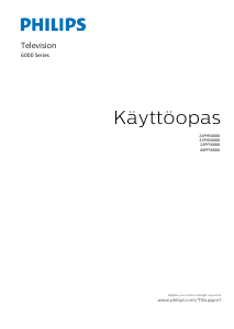 Käyttöohje Philips 32PFS6000 LED-televisio