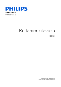 Kullanım kılavuzu Philips 42OLED901 Ambilight OLED televizyon