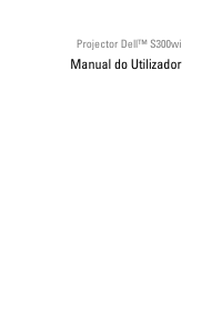 Manual Dell S300wi Projetor