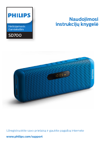 Vadovas Philips SD700P Garsiakalbis