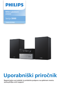 Priročnik Philips TAM3205M2 Stereo komplet