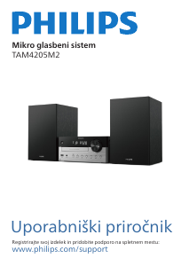 Priročnik Philips TAM4205M2 Stereo komplet