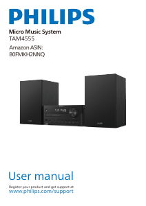 Manual Philips TAM4555 Stereo-set