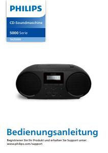 Bedienungsanleitung Philips TAZ5000 Stereoanlage