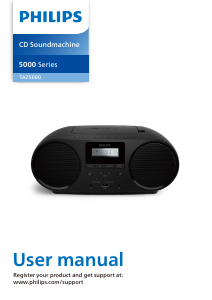 Manual Philips TAZ5000 Stereo-set