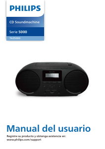 Manual de uso Philips TAZ5000 Set de estéreo