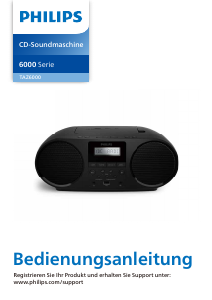 Bedienungsanleitung Philips TAZ6000 Stereoanlage