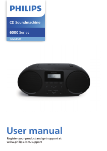 Manual Philips TAZ6000 Stereo-set