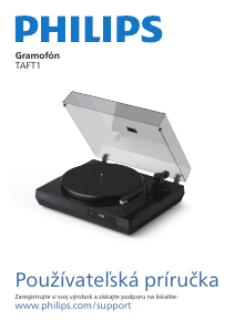 Návod Philips TAFT1 Gramofón