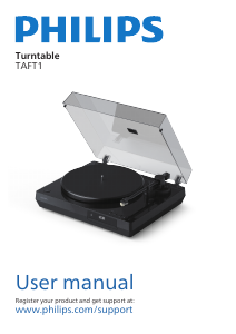 Manual Philips TAFT1 Turntable