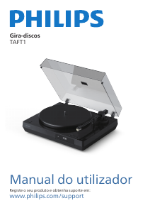 Manual Philips TAFT1 Gira-discos