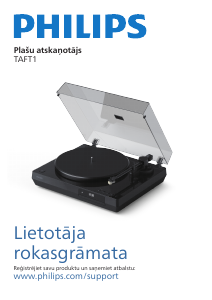 Rokasgrāmata Philips TAFT1 Plašu atskaņotājs