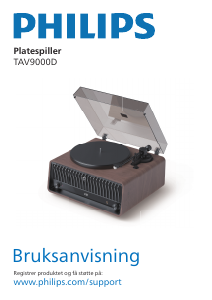 Bruksanvisning Philips TAV9000D Platespiller