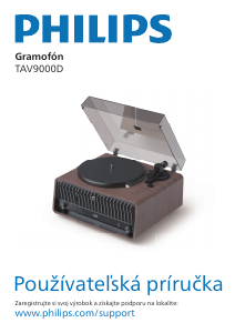 Návod Philips TAV9000D Gramofón