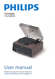 Manual Philips TAV9000D Turntable