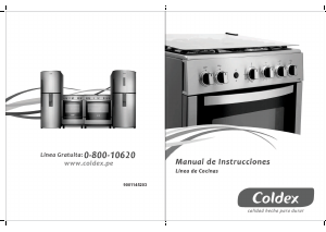 Manual de uso Coldex CX720 Cocina