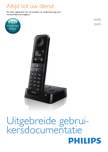 Handleiding Philips D4752W Draadloze telefoon