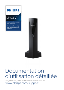 Mode d’emploi Philips M3552B Téléphone sans fil