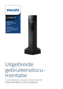 Handleiding Philips M3552B Draadloze telefoon
