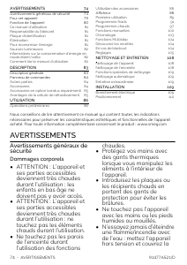 Mode d’emploi Smeg SBC4104G Cellule de refroidissement rapide