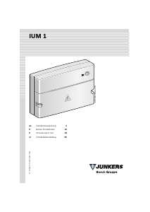 Bedienungsanleitung Junkers IUM 1 Thermostat
