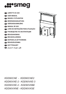 Manual Smeg KDD90CNE2 Cooker Hood