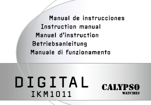 Manual Calypso K5683 Digital Watch