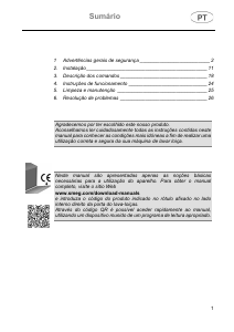 Manual Smeg STX325BLLC Máquina de lavar louça