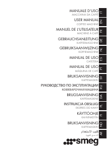 Manuale Smeg ECF03RDEU Macchina per espresso