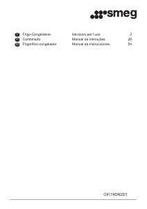 Manuale Smeg C9174DN2D1 Frigorifero-congelatore