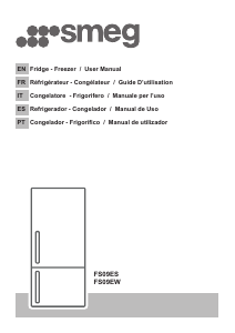Mode d’emploi Smeg FS09ES Réfrigérateur combiné