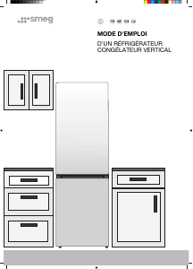 Mode d’emploi Smeg RC20XDNC Réfrigérateur combiné