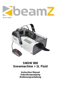 Bedienungsanleitung BeamZ 160.560 SNOW 900 Schneemaschine