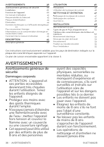 Mode d’emploi Smeg S60GHS Table de cuisson