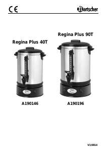 Bedienungsanleitung Bartscher Regina Plus 40T Kaffeemaschine