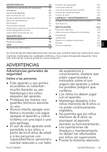 Manual de uso Smeg SI2641DP Placa