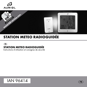 Mode d’emploi Auriol IAN 96414 Station météo