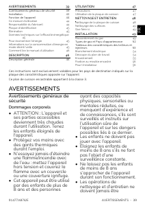 Mode d’emploi Smeg SR775AO Table de cuisson
