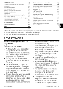 Manual de uso Smeg SR975NGH Placa