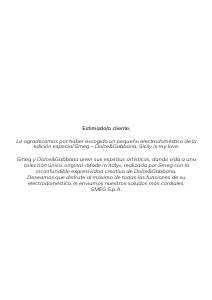 Manual de uso Smeg KLF03DGEU Hervidor