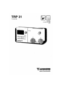 Brugsanvisning Junkers TRP 31 Termostat