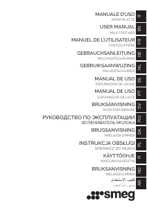 Manuale Smeg MFF11RDEU Montalatte