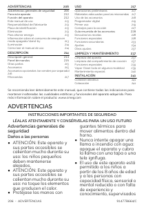 Manual de uso Smeg SO4102M1G Horno